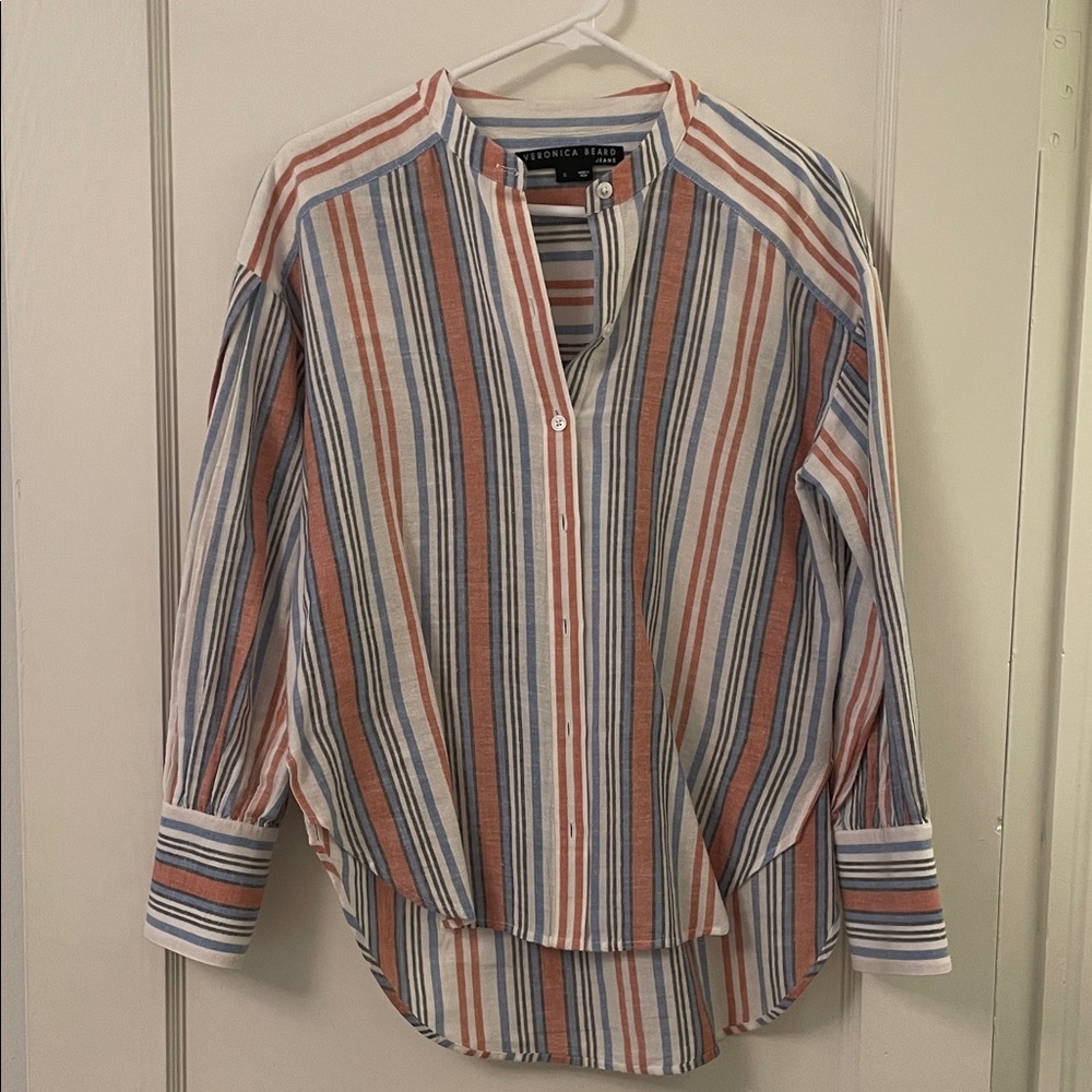 Veronica Beard Multicolor Striped Top
